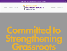 Tablet Screenshot of cincywomensports.org